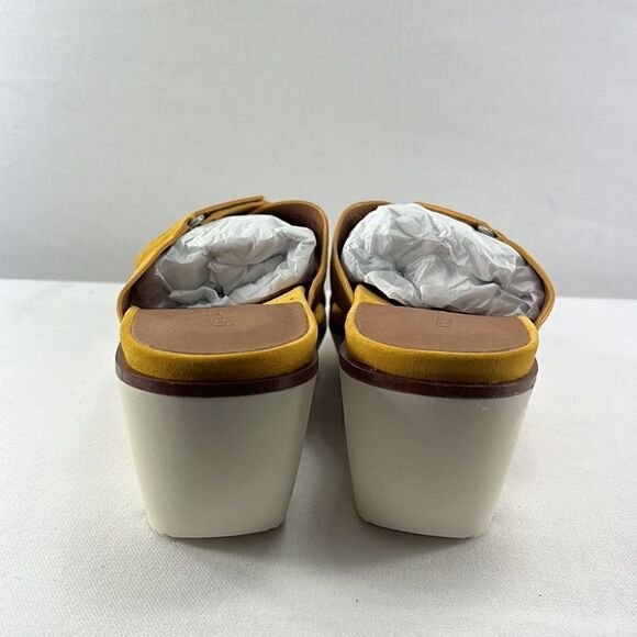 Gentle Souls by Kenneth Cole Lavern Wedge Mules Marigold size 9.5 - Picture 3 of 7